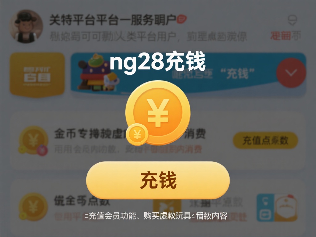 首先，“ng28充钱”这一关键词可能与特定平台或服